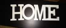 Letras Home brancas