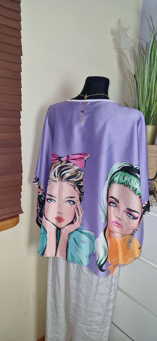 Bluzka oversize damska duża,  nowa