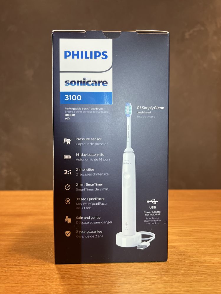 Зубна щітка Philips Sonicare 3100 HX3681/03