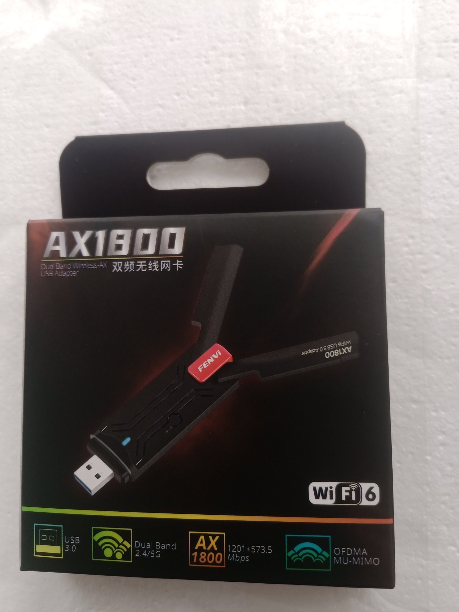 WiFi 6 (ax)-2,4 & 5Ghz AX1800 usb адаптер, комп'ютер, ноутбук, міні пк