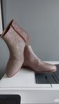 Botki brokatowe Zara r. 35
