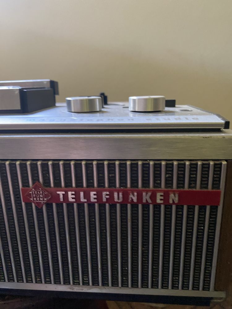 Radio leitor de bobines telefunken