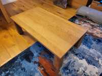 Stół kawowy prostokątny 120x65 lite drewno - dąb złocisty