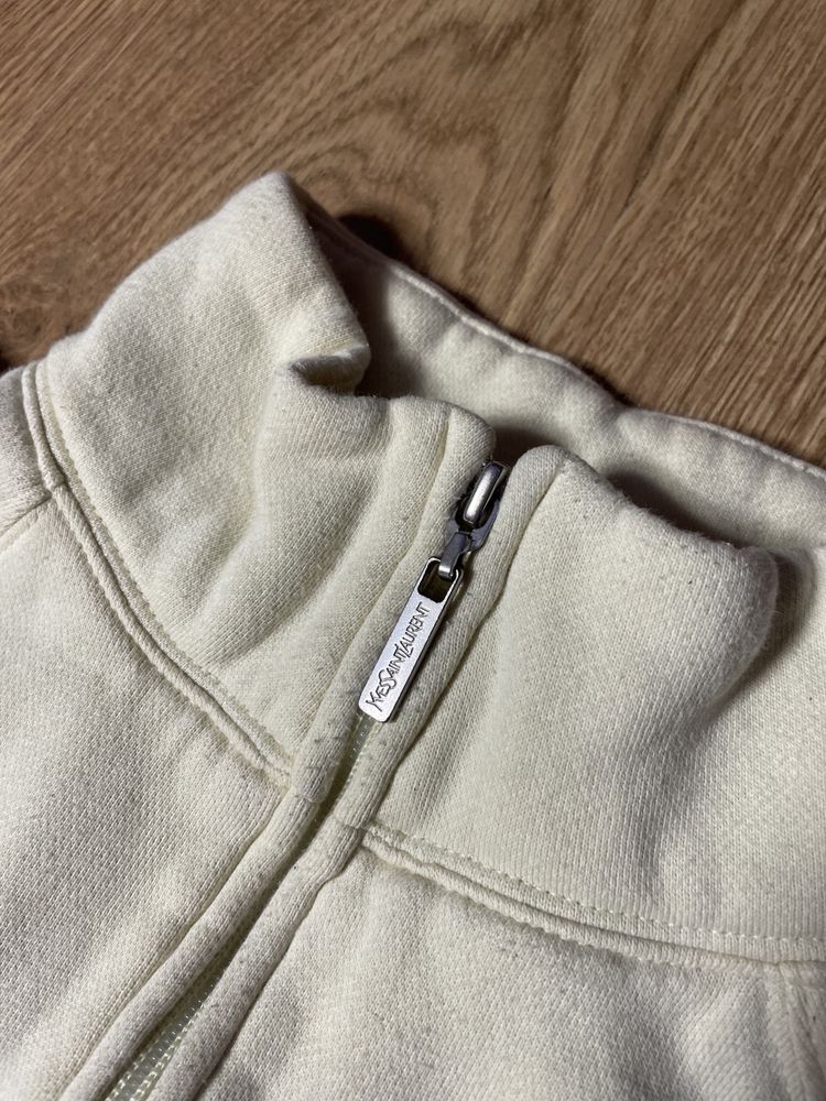 Yves saint laurent zip bluza, old money, luxury style