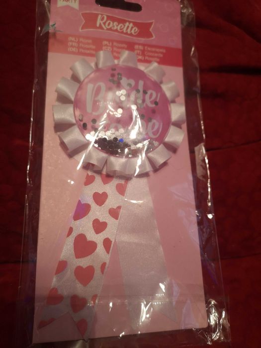 Kotylion rozeta dla panny młodej