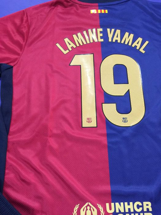 Strój dziecięcy #19 Lamine Yamal FC Barcelona domowa R.28