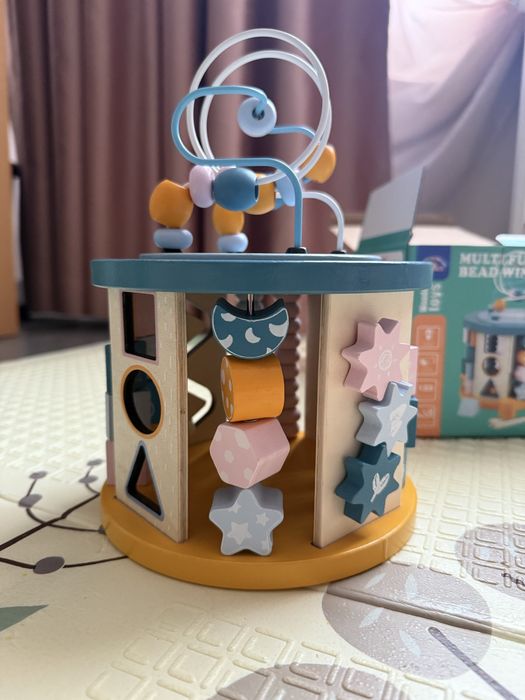 Деревяний сортер, логічна іграшка