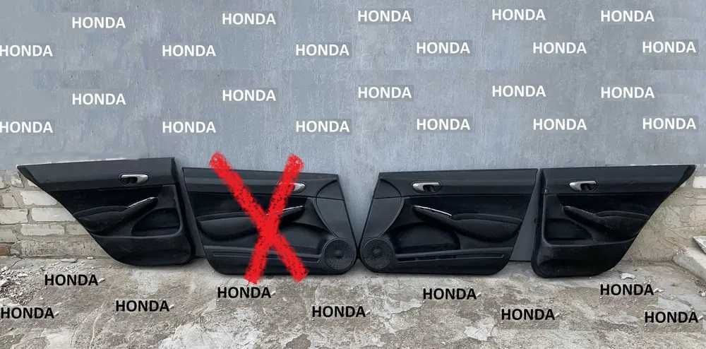 Дверные карты Honda Civic 4D VIII 2005-2012. Обшивка дверей Civic05-12