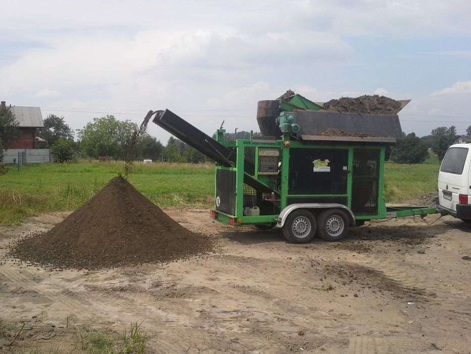 Ziemia OGRODOWA pod TRAWE humus trawa torf Transport czarnoziem