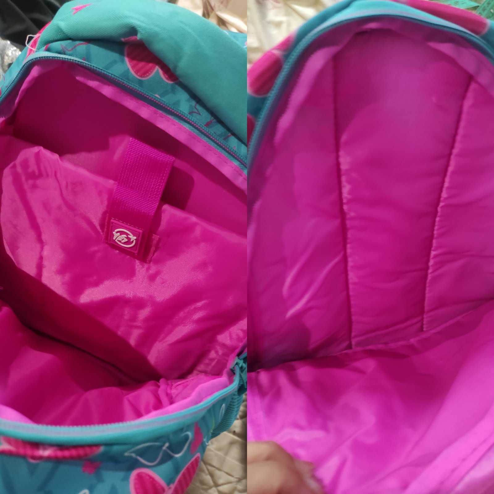Супер яркий красочный школьный рюкзак два в одном младшие классы
