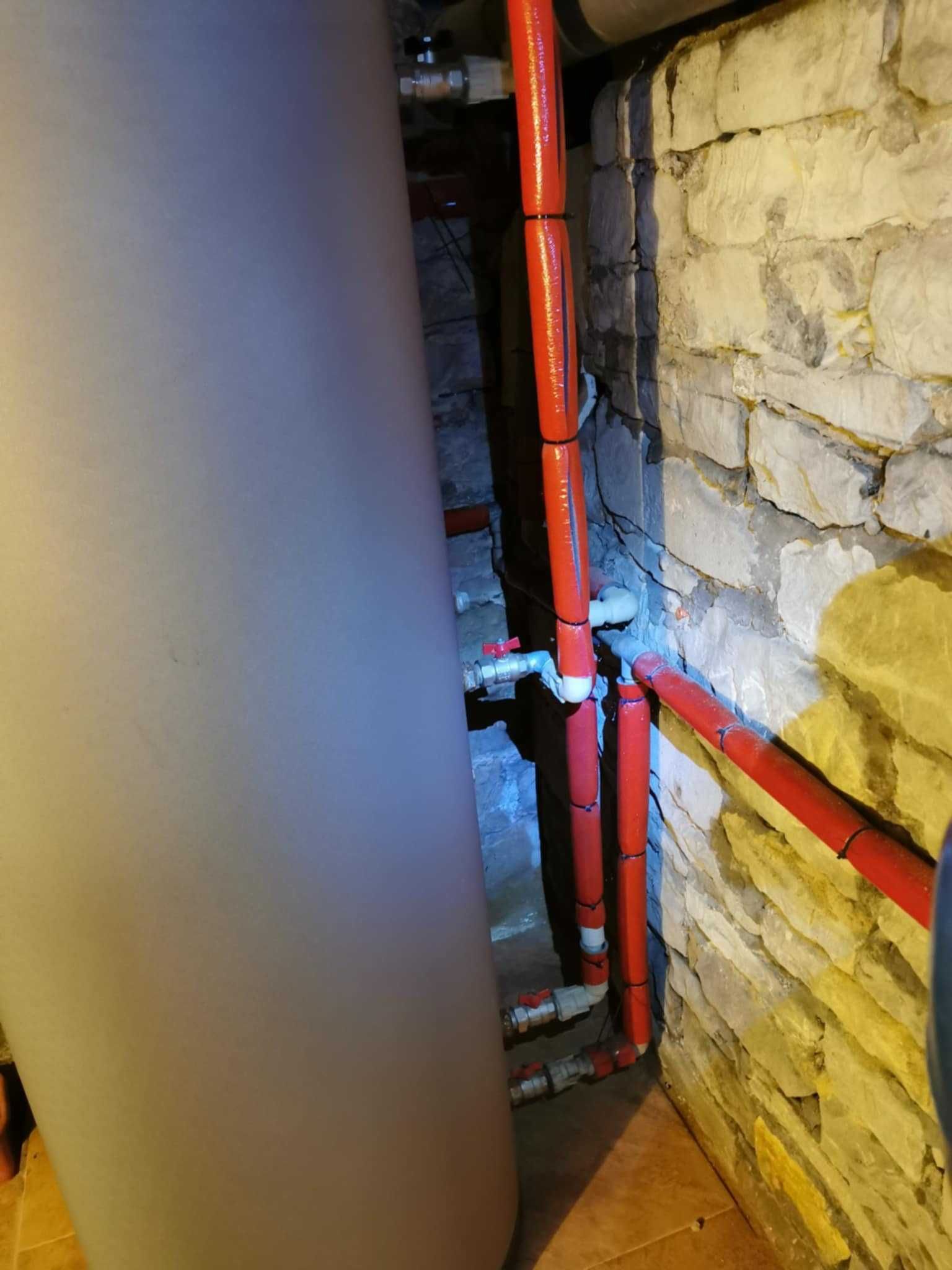 Zasobnik CWU 200L – Termo Max -  z wężownicą i grzałką, Końskie
