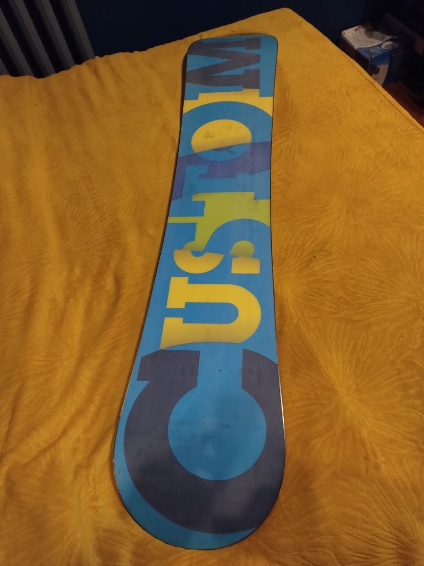 Piękna Deska Snowboard BURTON CUSTOM 160 cm, freeride, freestyle, allm