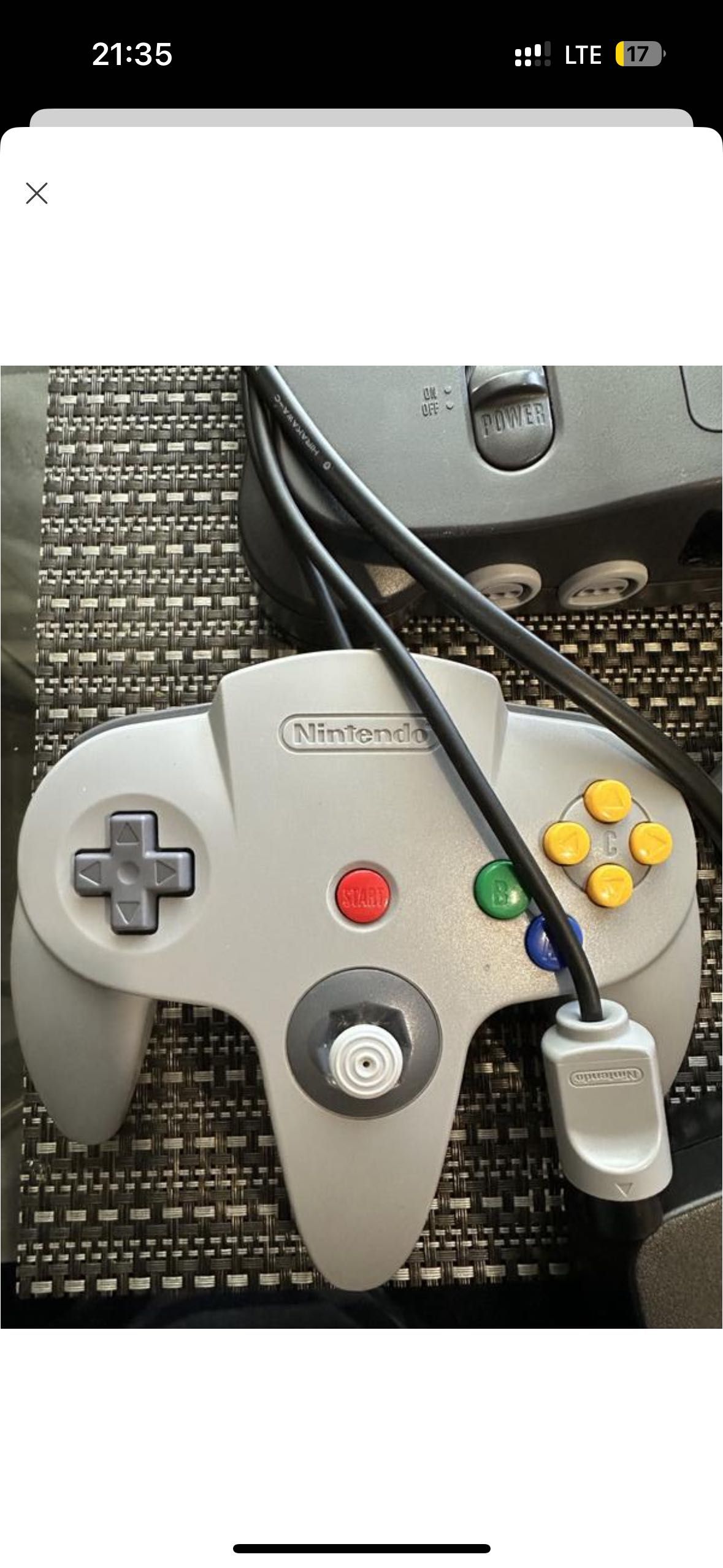 Nintendo 64, оригінал. чудовий стан, працює ідеально.