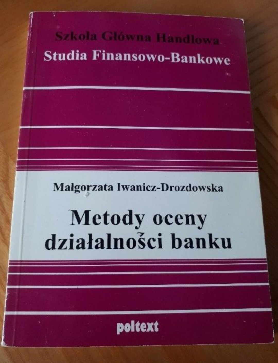 Metody oceny działalności banku