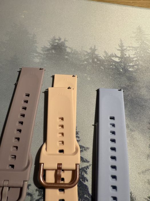 3 opaski na zegarek 22mm, nie noszone