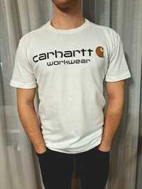 Biała koszulka t-shirt Carhartt duży napis
