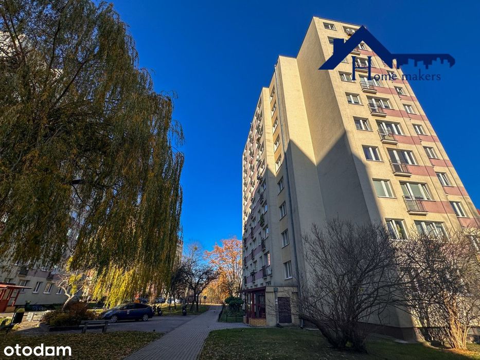 Jasne dwustronne  i przytulne 37,5 m² z garderobą