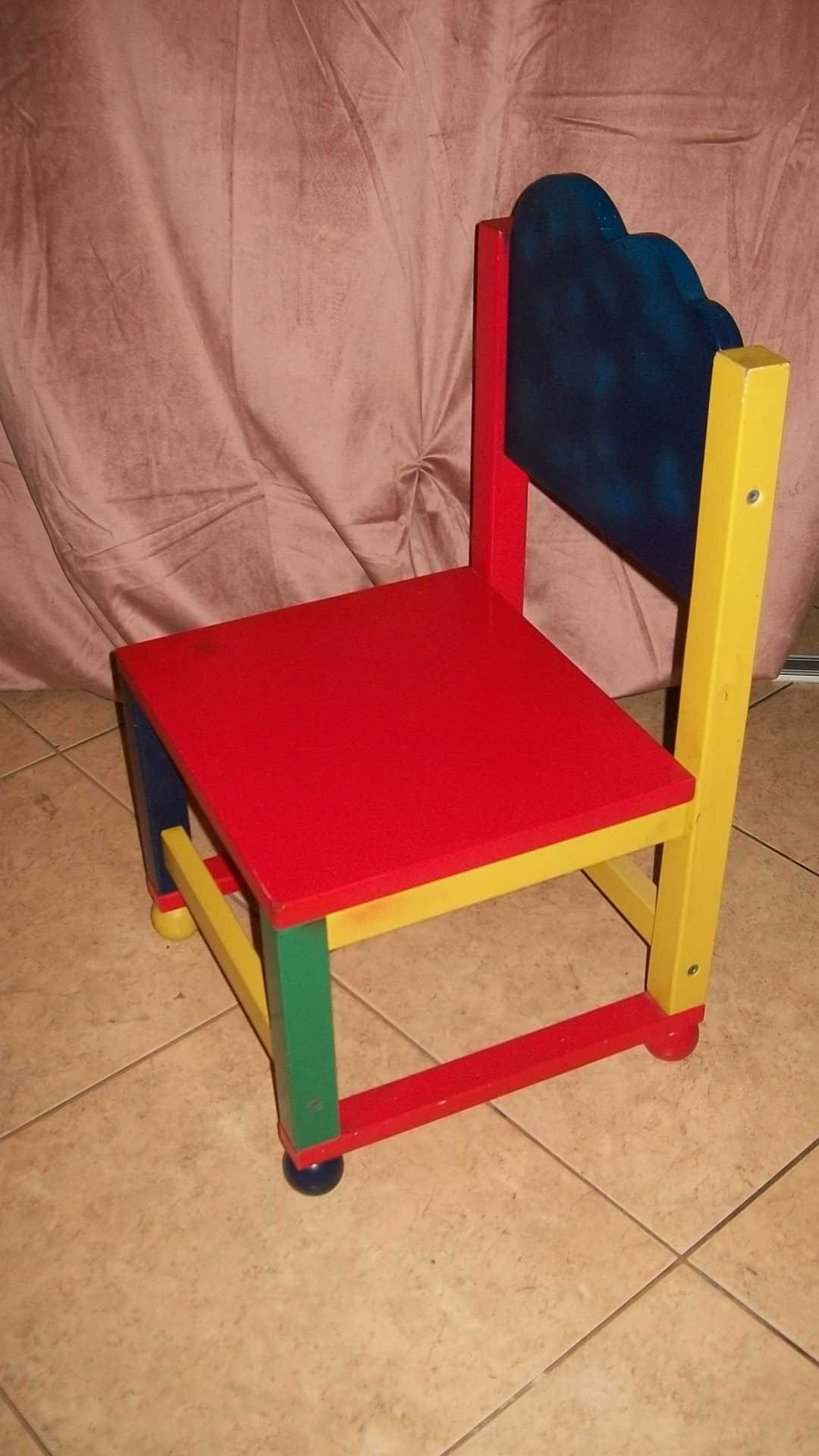 krzesełko dla dzieci drewniane mocne solidne