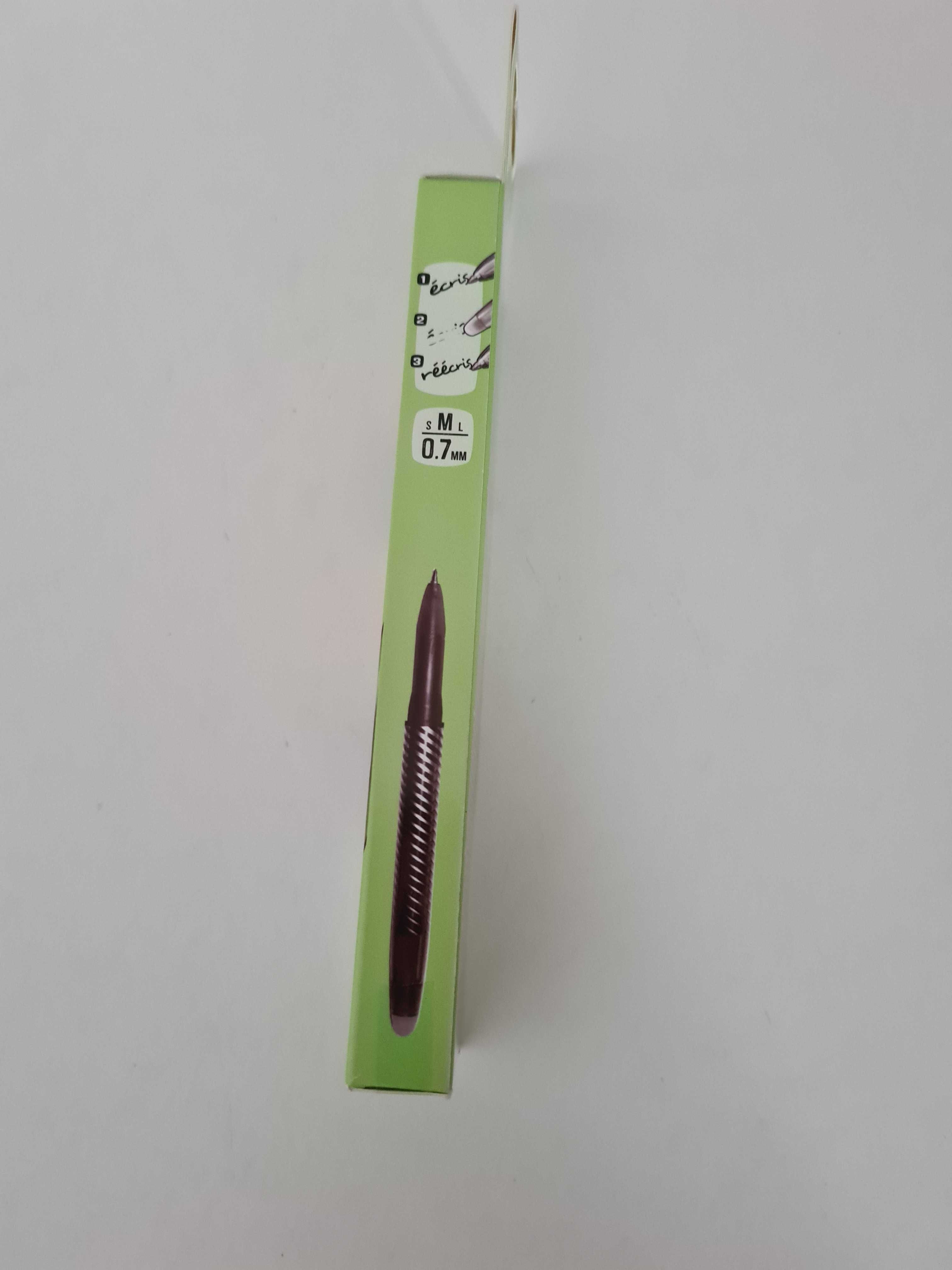 Długopis zmazywalny żelowy + 2 wkłady1 0,7 mm, kolor czarny