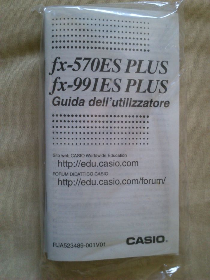 Manual instruções CASIO fx-570ES PLUS e fx-991ES PLUS, Português