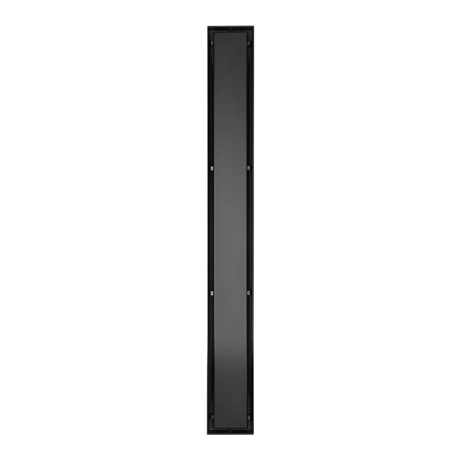 Ralo de chuveiro linear preto