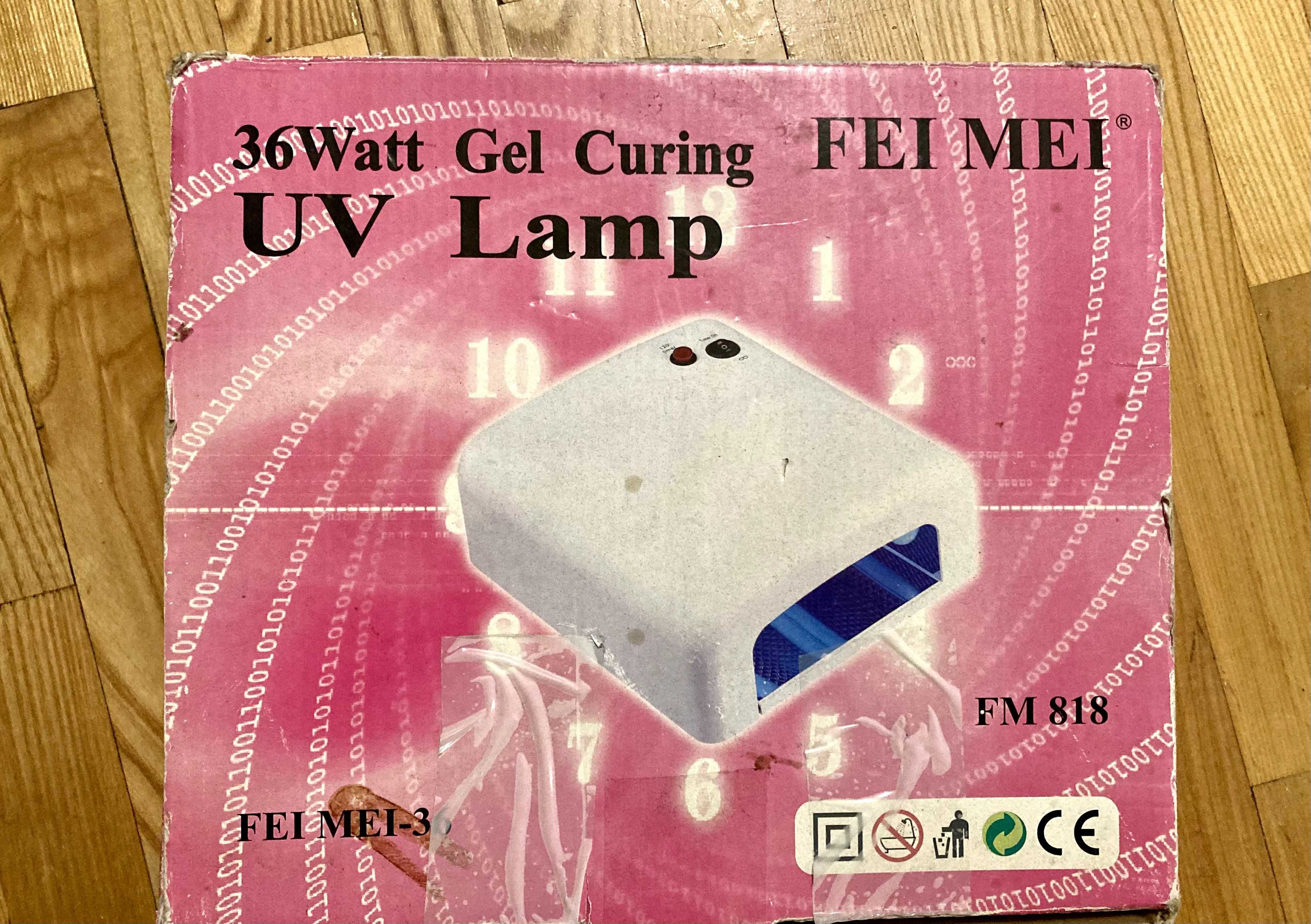 Лампа ультрафіолетова для манікюру UV Lamp FM 818 (36W) White, НОВА