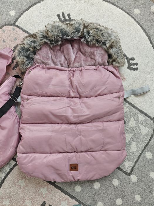 Śpiworek regulowany TiniMini pudrowy róż