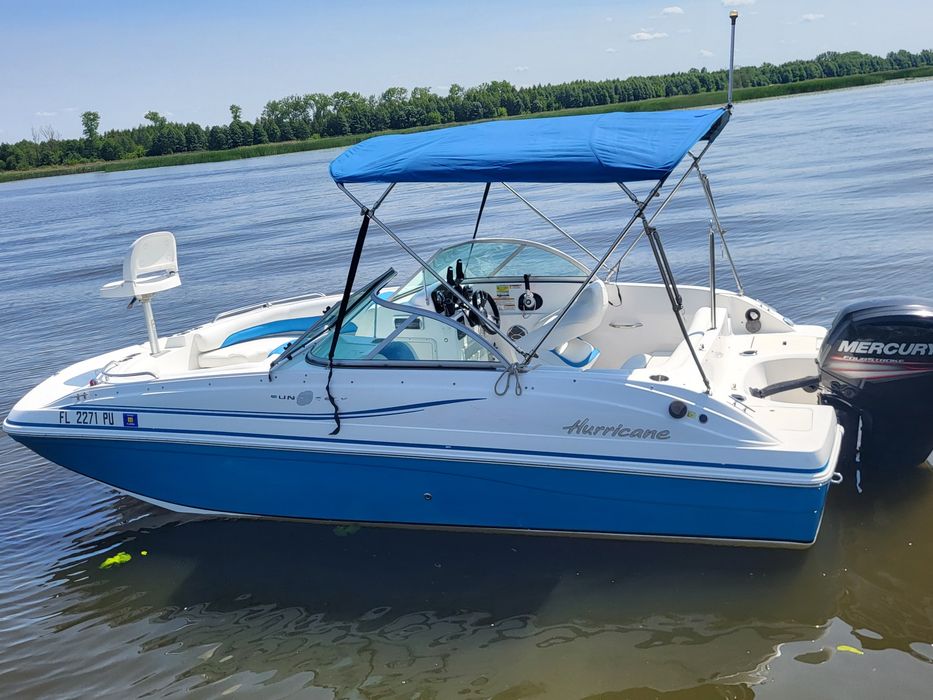 Motorówka huricanne 19st 2015 rok mercury 115koni zobacz