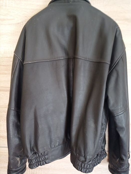 Blusão de pele para homem