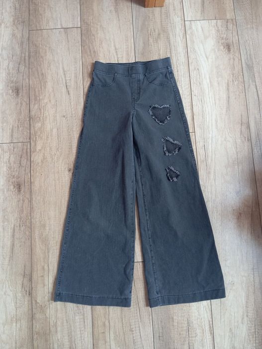 Spodnie dzwony szerokie 140 HM