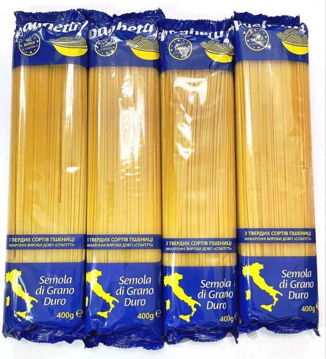 Спагетті 400г. з твердих сортів пшениці