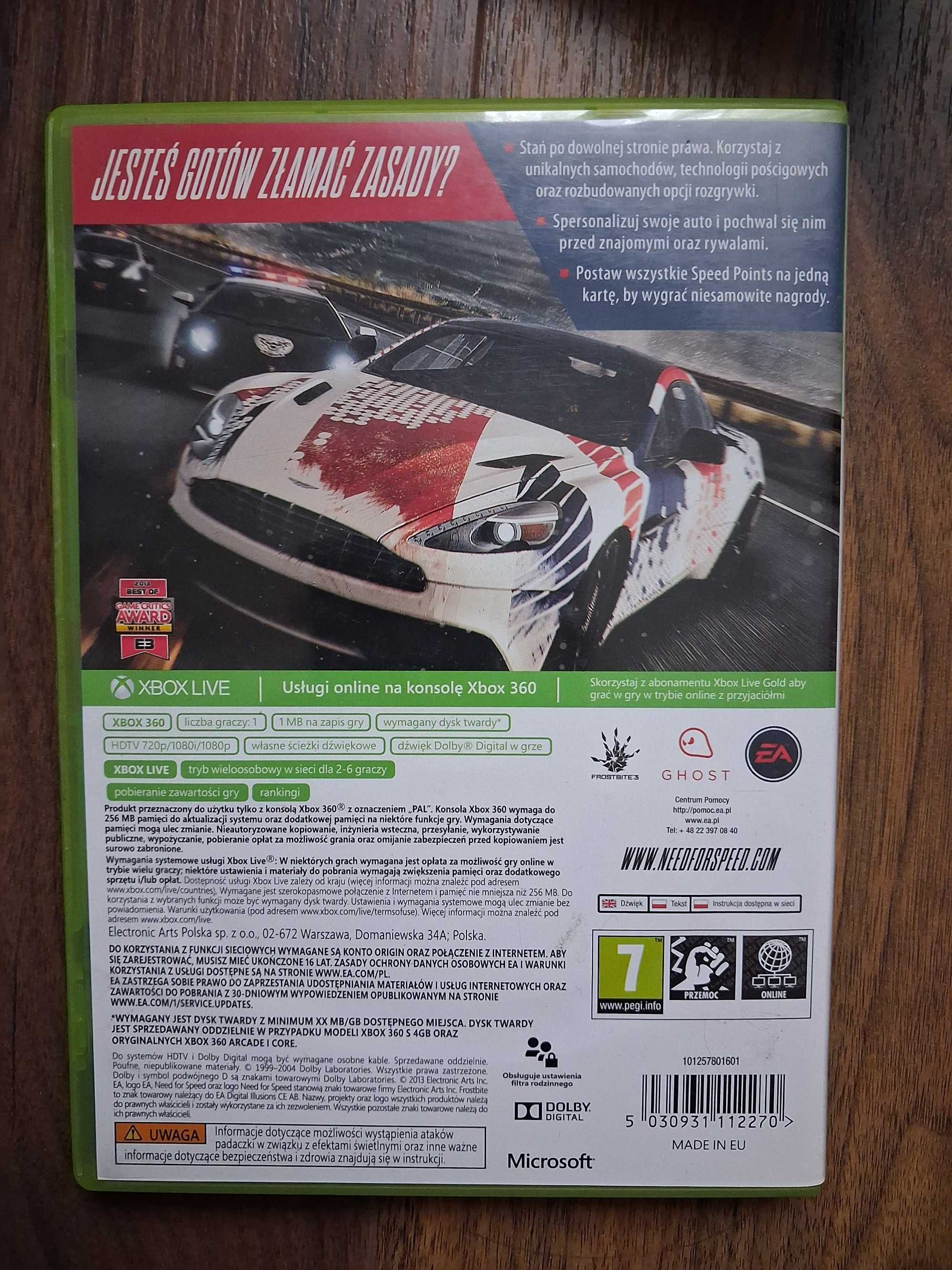 Need for Speed Rivals xbox360