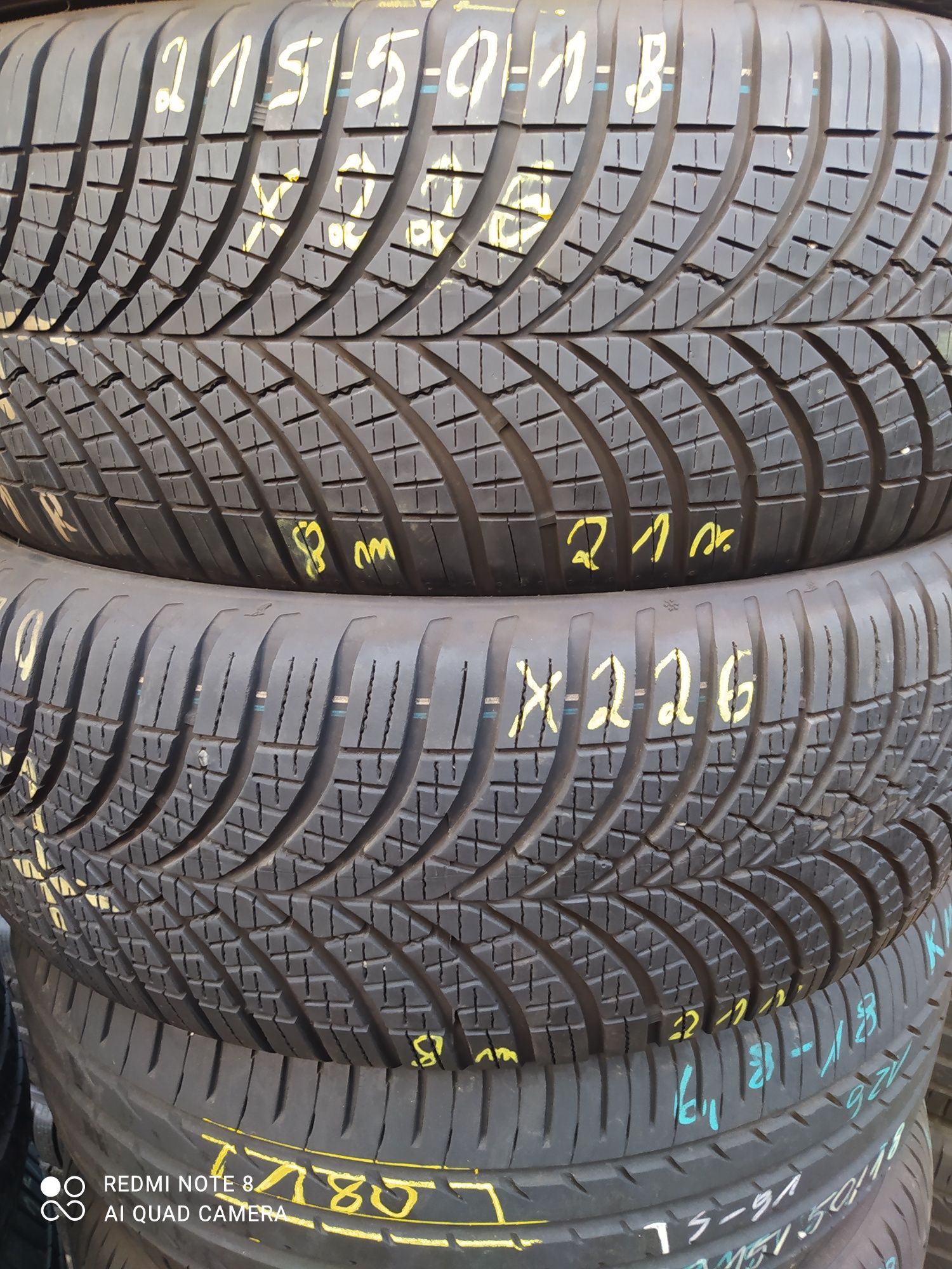 X226 215/50/18 sztuk 2 Goodyear
