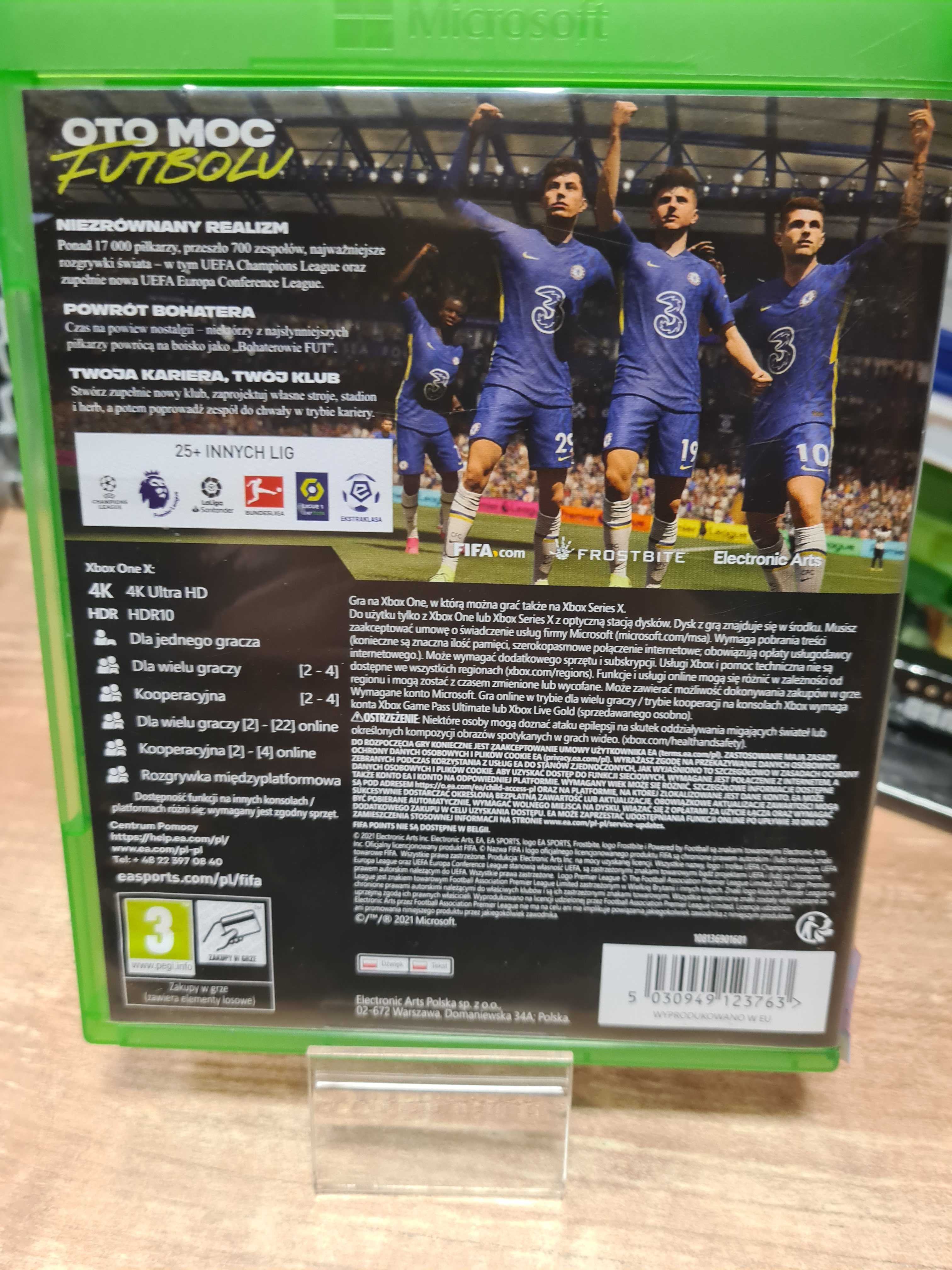 FIFA 22 XBOX ONE,  Sklep Wysyłka Wymiana