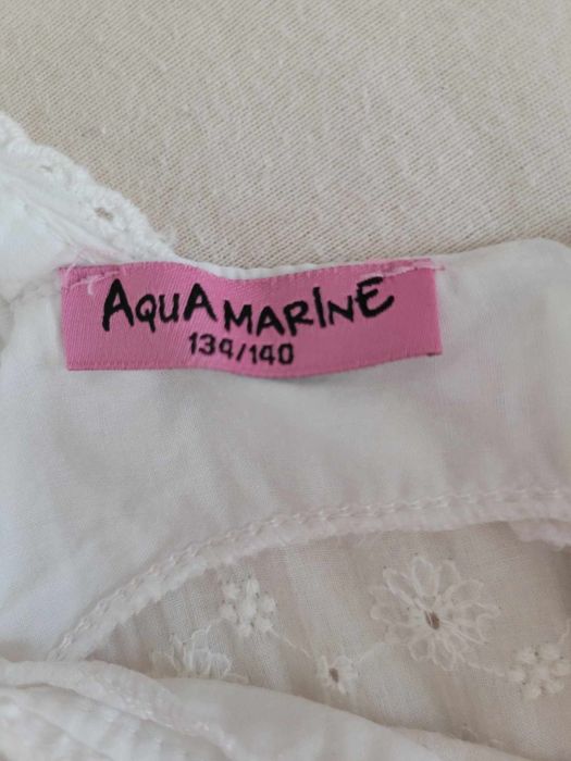 Sukienka na ramiączkach dla dziewczynki na lato rozmiar 134 AquaMARINE