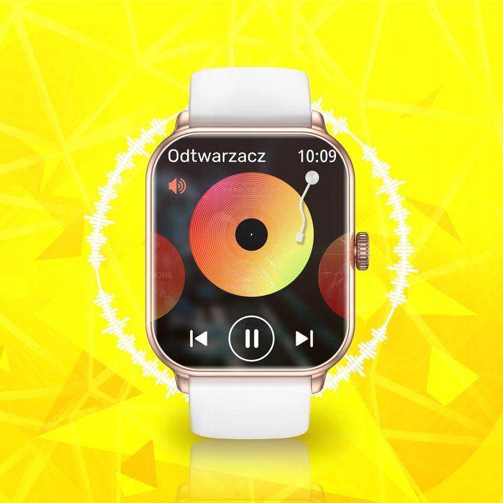 Smartwatch Damski Rozmowy Zegarek Sportowy Polskie Menu Pomiary Smart