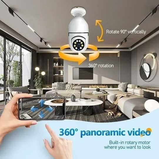 Камера видеонаблюдения на WI-FI. С датчиком ДВИЖЕНИЯ и НОЧНОЙ съемкой!