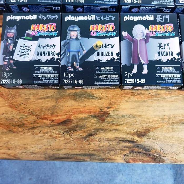 Playmobil Naruto Shippuden vários modelos diferentes 9x12cm