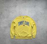 Мужская Кофта Свитшот Tommy Hilfiger Jeans С Большим Лого Оригинал M-L