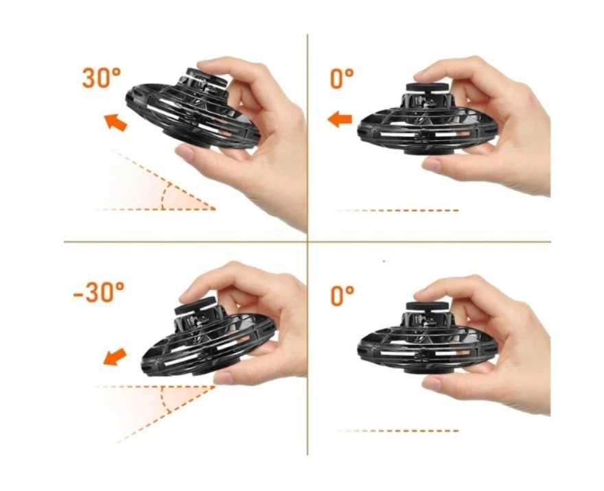 Flynova latający Fidget Spinner Dron Ufo LED