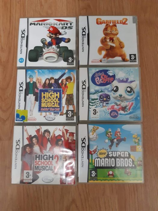 Nintendo DS - jogos - em caixa