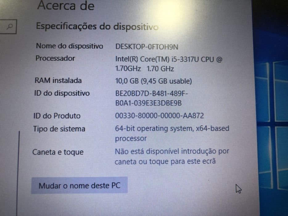 ASUS 13” UX303UA ultrabook i5 10GB ram 64 bit