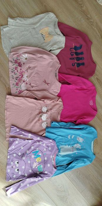 Paczka ubrań dla dziewczynki 110