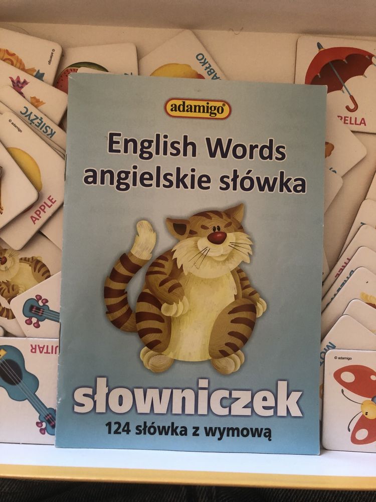 Gra memory Adamigo- angielskie słówka ze słowniczkiem