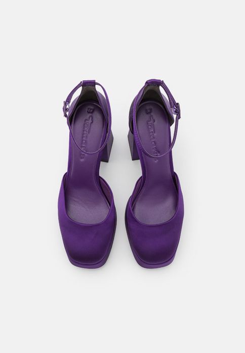 Czółenka satynowe fioletowe Tamaris 36