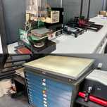 Lote Máquinas e Equipamentos - Impressora 3D, Tampografia, Mesa de Luz