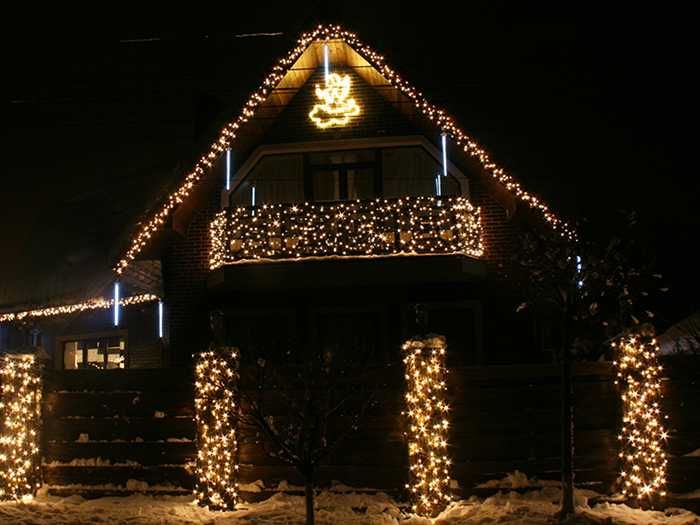 СУПЕР ЦІНА! Вулична гірлянда Бахрома. Гирлянда белый провод, свет.