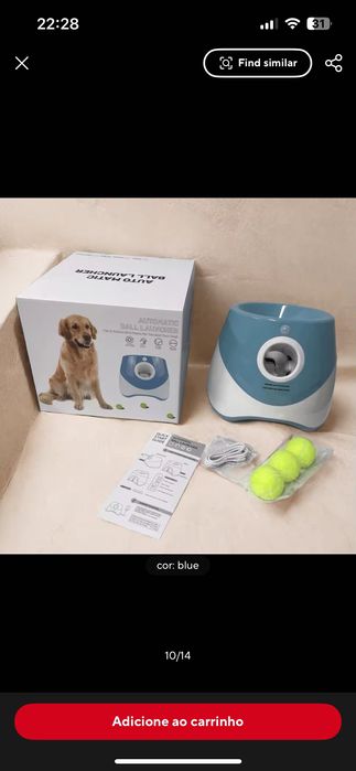Lançador automátIvo bola cães