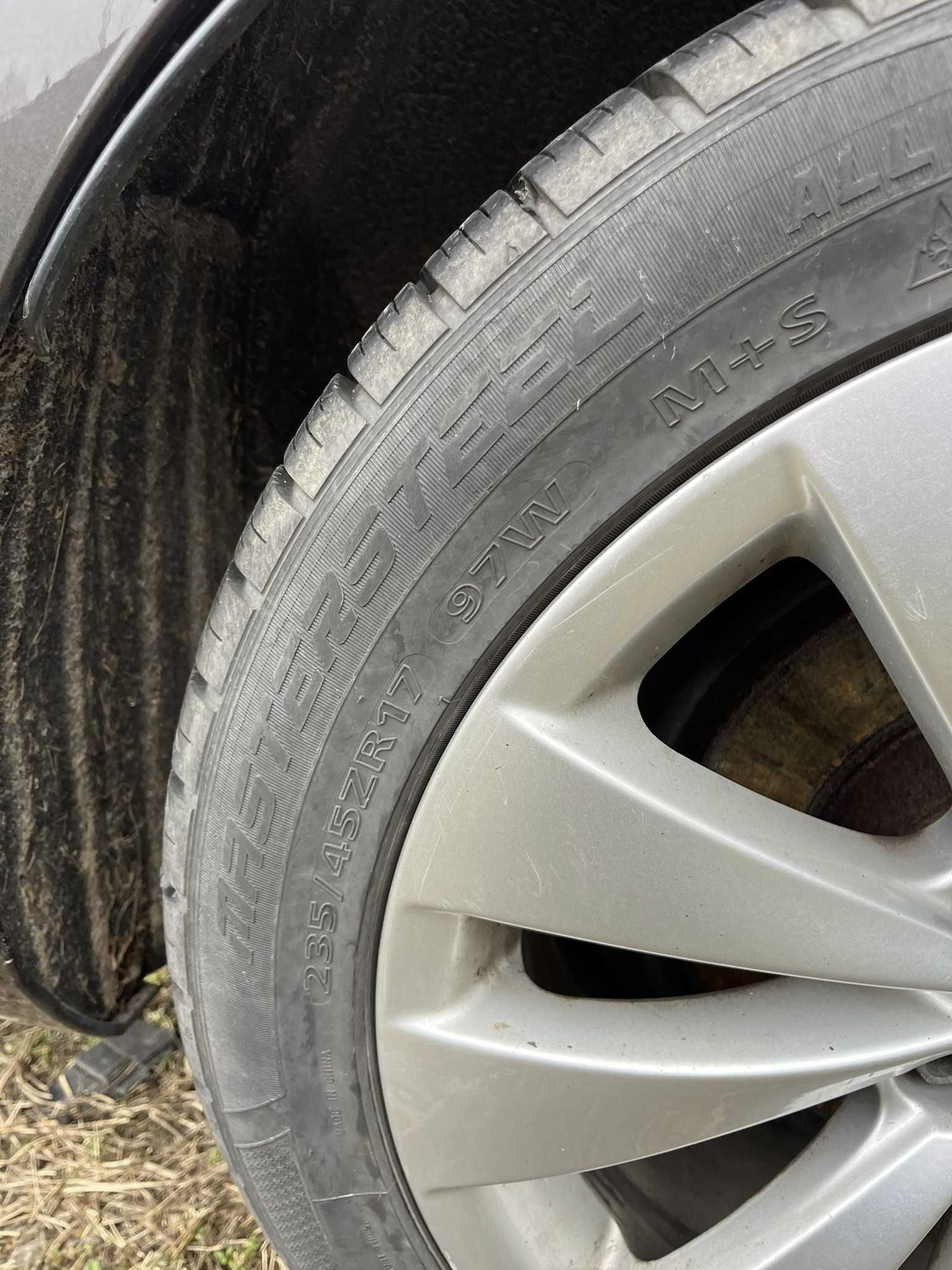 koła felgi aluminiowe z oponami vw passat b6 b7 cc 235/45r17 23r