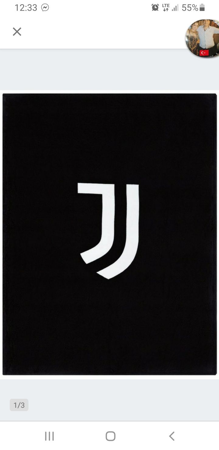 Koc JUVE Juventus Turyn Licencja 200 x 150 cm NOWY